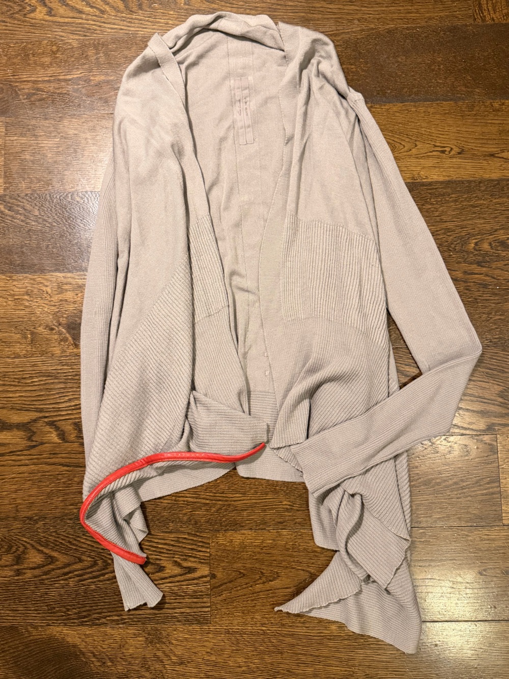 Rick Owens Gray Cardigan